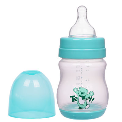 ευρύ μπουκάλι θηλών μωρών τόξων λαιμών πολυπροπυλενίου 6oz 160ml PP