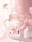 9oz 260ml PP Wide Neck Arc Baby Feeding Bottle Ροζ χρώμα