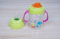 Μη χύσιμο 2 σε 1 ελεύθερο 6 μήνα BPA φλυτζάνι Sippy μωρών 6 ουγγιών