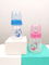 Μίνι τυποποιημένο μπουκάλι σίτισης μωρών λαιμών 2oz 60ml νεογέννητο με το κιβώτιο παραθύρων