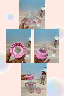 12oz 330ml PP μπουκάλι μωρού με διπλό χερούλι Φθαλικού ελεύθερο αποστείρωση