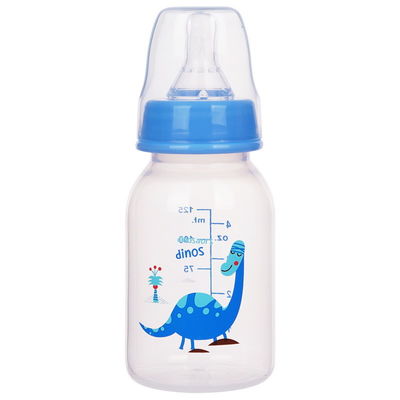 Ελεύθερο 4oz 125ml PP μπουκάλι σίτισης γάλακτος μωρών BPA