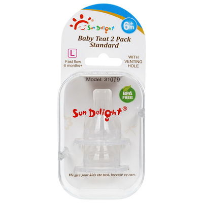 FDA τυποποιημένη υγρή θηλή σιλικόνης μωρών σιλικόνης λαστιχένια