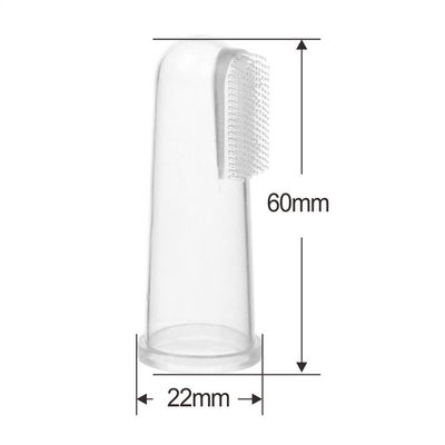 Βούρτσα Teether μωρών οδοντοβουρτσών σιλικόνης νηπίων δάχτυλων μωρών