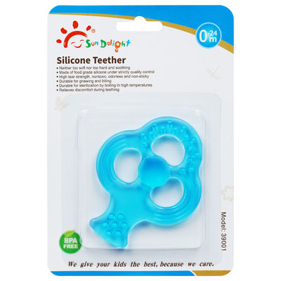 Odorless σιλικόνη Teether μωρών 3 μηνών δύναμης δακρυ'ων
