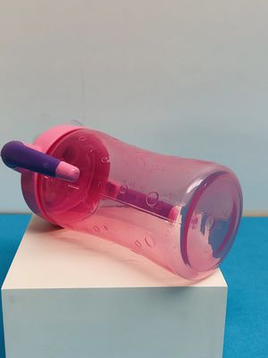 2 ρόδινος 9 μήνας πριγκηπισσών αρίθμησης 9 ουγγιά που εκπαιδεύει το φλυτζάνι Sippy