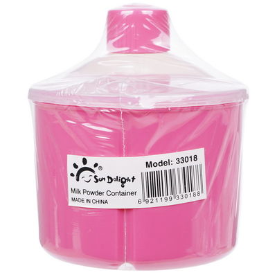 Ελεύθερος PP διανομέας 3 τύπου BPA εμπορευματοκιβώτιο γαλάτων σε σκόνη μωρών πλέγματος