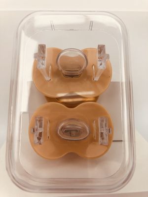 υγρό μωρό Soother σιλικόνης μηνών 0-6 2pcs