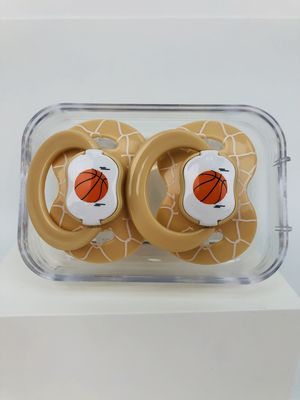υγρό μωρό Soother σιλικόνης μηνών 0-6 2pcs
