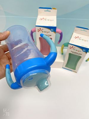 FDA 9 μωρών ουγγιές φλυτζανιών Sippy με τους εύκαμπτους σωλήνες