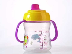 Non Spill BPA Free Multicolo 6 Month 6 Ounce Baby Sippy Cup